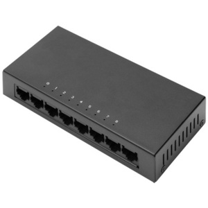 DIGITUS Commutateur 8 ports, Fast Ethernet, Unmanaged