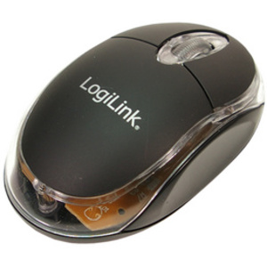 LogiLink Mini souris optique pour notebook, avec fil