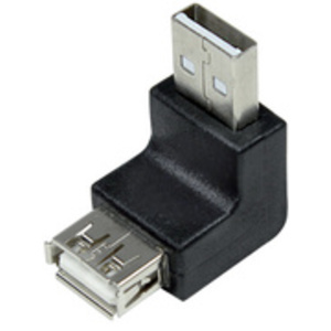 LogiLink Adaptateur USB 2.0, USB-A mâle- femelle, 270 degrés