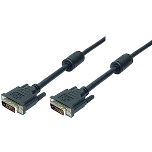 LogiLink Câble DVI-D 24+1, Dual Link, noir, 2,0 m