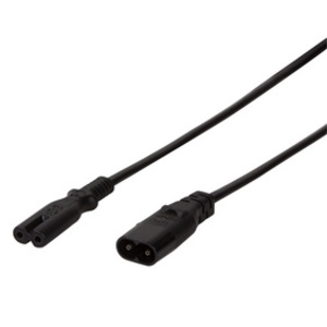 LogiLink Câble de rallonge à 3 broches, C8 - C7, 2,0 m
