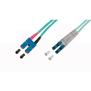 Telegärtner Câble à fibres optiques, LC-Duplex mâle - SC-