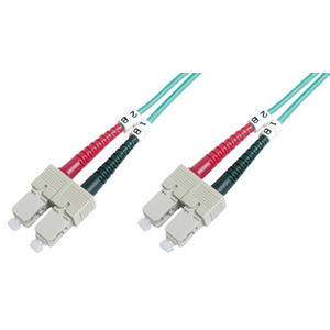 DIGITUS Câble à fibre optique, SC-Duplex - SC-Duplex, OM3,2m