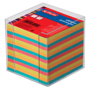 herlitz Bloc cube, 90 x 90 mm, coloré  - 21684