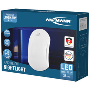 ANSMANN Lampe d'orientation à LED NL25B, à pile, blanc