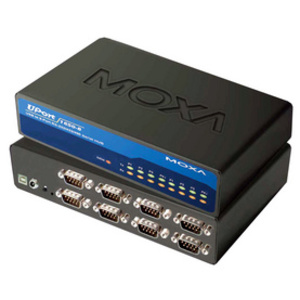 MOXA hub RS-232 avec port USB 2.0,8 ports,desktop, avec bloc