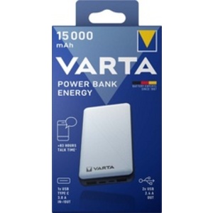VARTA Batterie externe mobile Power Bank Energy 10000, blanc