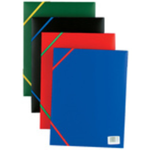 ELBA Chemise à élastique standard, A4, en PP, bleu  - 55726