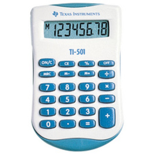 TEXAS INSTRUMENTS calculatrice TI-501, battérie