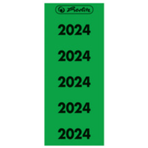 herlitz Etiquette imprimée pour classeur année 2024, vert