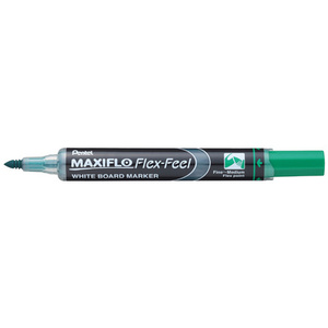 Pentel Marqueur pour tableau blanc MAXIFLO Flex-Feel, vert