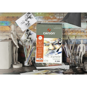 CANSON Bloc papier dessin 'C' à grain, A3, 224 g/m2