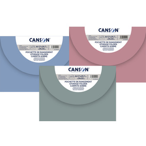 CANSON Pochette de rangement 'Couleurs pastel', 270 x 350 mm