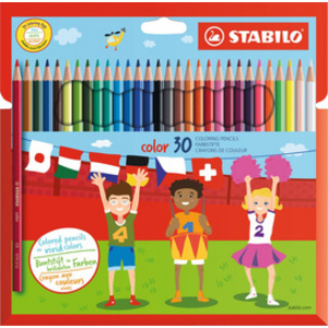 STABILO Crayons de couleur color, hexagonal, étui en carton