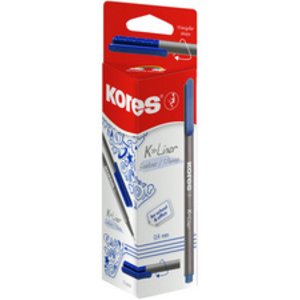 Kores Feutres 'K-Liner', largeur de tracé: 0,4 mm, bleu  - 15355