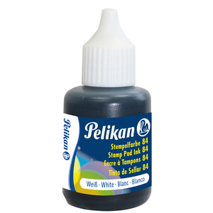 Pelikan Encre à tampons 84, résistant à l'eau, blanc,