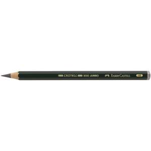 FABER-CASTELL Crayon CASTELL 9000 JUMBO, degré de dureté: HB