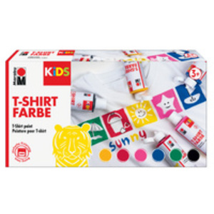 Marabu KiDS Peinture pour tissu 'T-Shirt Farbe', set de 6
