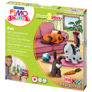 FIMO kids Kit de modelage Form & Play 'Pet', niveau 1