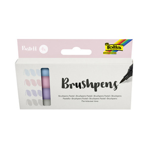 folia Stylo pinceau Brush Pens 'Basic & Pastell', kit de 8
