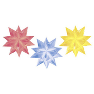 folia Feuilles pliables étoile Bascetta, 150 x 150 mm, jaune