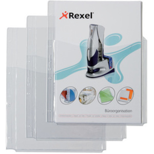 Rexel Housse prospectus avec pochette pliable, A4, PVC