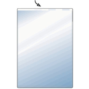 HETZEL Pochette transparente, A4, PVC, grainé, 0,19 mm