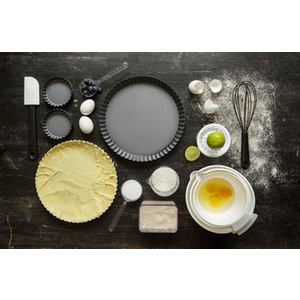 GastroMax Spatule à pâtisserie en silicone, noir/blanc