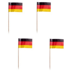 PAPSTAR Piques pour apéritif 'Germany', noir/rouge/jaune