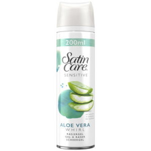 Gillette for Women Gel de rasage Satin Care Aloe Vera, 75 ml
