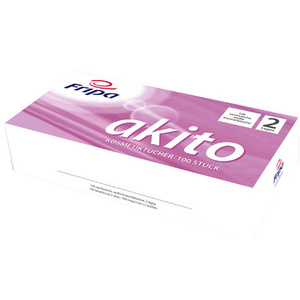 Fripa Mouchoirs cosmétiques Akito, 2 couches, extra blanc  - 76452