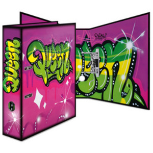HERMA Classeur à levier à motifs 'Graffiti', A4, Fresh