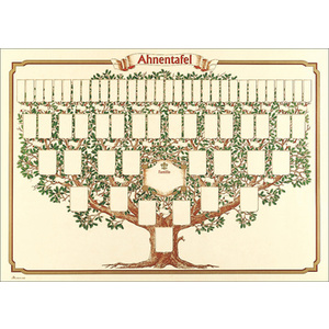 RNK Verlag Arbre généalogique 'arbre esquissé', 70 x 50 cm
