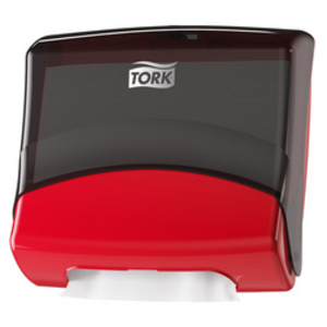 TORK Distributeur pour chiffons de nettoyage,turquoise/blanc