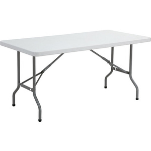 SODEMATUB Table pliante YCZ-152 en plastique, gris clair