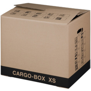 smartboxpro Cartons de déménagement 'CARGO-BOX XS', marron