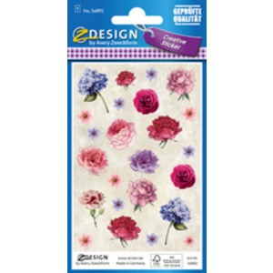 AVERY Zweckform ZDesign Sticker CREATIVE 'Mix de fleurs'