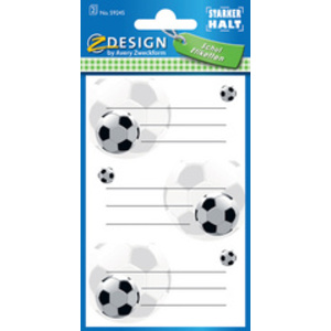 AVERY Zweckform ZDesign Etiquettes pour livres 'football'