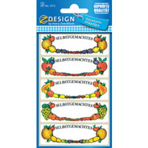 AVERY Zweckform Z-Design Etiquettes de cuisine 'fraise &