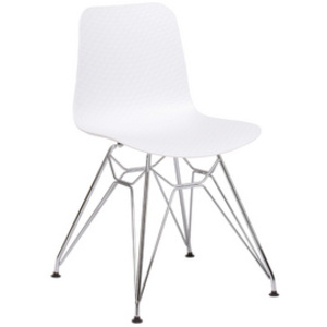 PAPERFLOW Chaise visiteur UXSTELL 1, set de 2, blanc