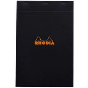 RHODIA Bloc agrafé No. 19, format A4+, quadrillé 5x5, orange