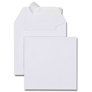 GPV Enveloppes 165 x 165 mm, sans fenêtre, blanc