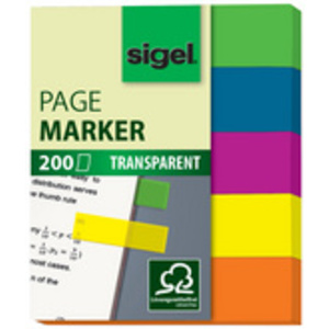sigel Marque-page repositionnable Film mini, 50 x 12 mm
