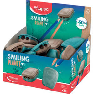 Maped Taille crayon 2 usages PULSE SMILING PLANET, blau/brun