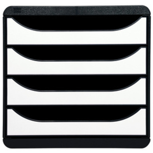 EXACOMPTA Module de classement BIG-BOX, 4 tiroirs, blanc  - 67665