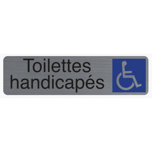 EXACOMPTA Plaque de signalisation 'Toilettes Homme'