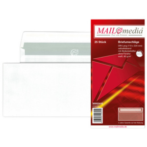 MAILmedia enveloppe Offset, long format, blanc