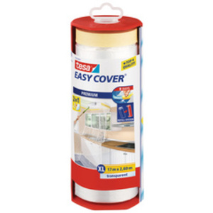 tesa Couverture plastique Easy Cover Premium, 550 mm x 33 m