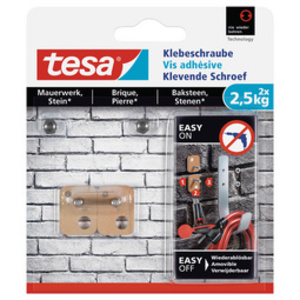 tesa Vis adhésive pour brique, rectangulaire, 2,5 kg