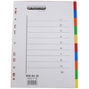 proOFFICE Intercalaires en plastique, uni, A4, 10 touches  - 56735